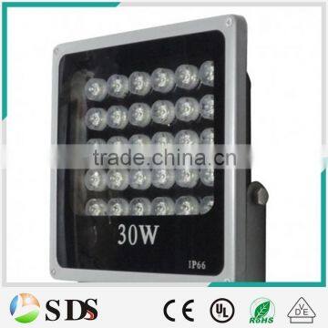 LED IP66 high power Cool White Grey Outdoor 30W LED Flood Light