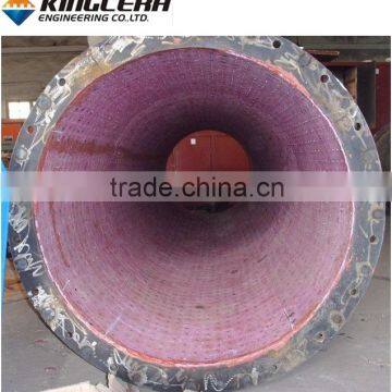 high temperature alumina ceramic lining wear resistant ash tube