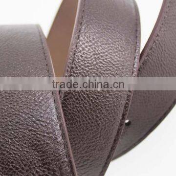 2015 Fashion PU Brown Leather Belt With High Quality Alloy Buckles in Yiwu