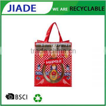 Promotional china pp woven bag.europe tote shopping bags.cheap printed shopping bags