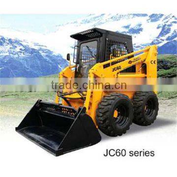 CE approved 850kg earth moving machine mini skid steer loader JC60