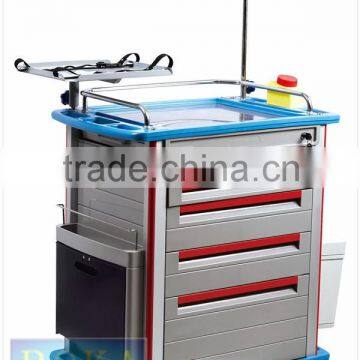 BK815 Hospital nursing trolley medication for emergency trolley