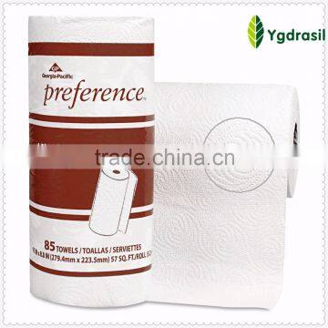 strong absorben cleaning recycled pulp best quality Kichen paper towel