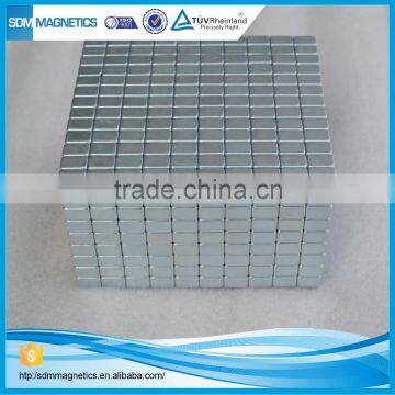 Various grade customized shape neodymium block magnet
