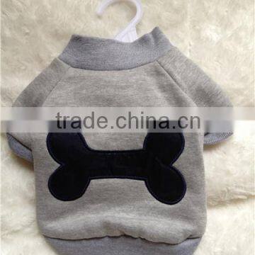 Dog jacket with Bone embroidery pet fresh new coat clothes