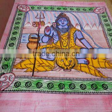 Indian Hindu Gods Printed Bedsheets Tapestries photo-2
