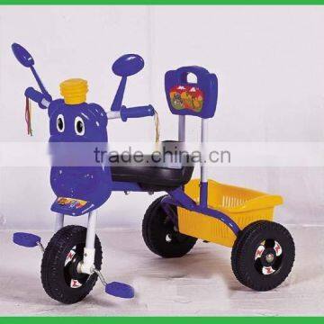 A ride on tricycle;pinghu bear baby tricycle,baby plastic ride on toys car