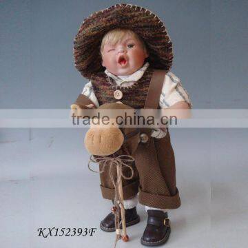 The newest design customized country style porcelain standing modern girl dolls                        
                                                Quality Choice