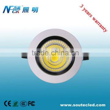 3w 5w 7w 9w 12w 15w 18w COB led ceiling light Aluminum led COB ceiling light spring recessed led ceiling light