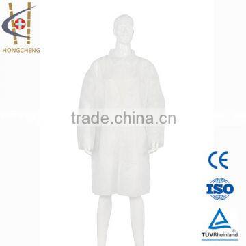 SMS Material Disposable White With Velclo Lab Coats