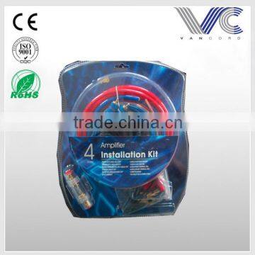 china manufacturer 4ga Transparent car wiring kit