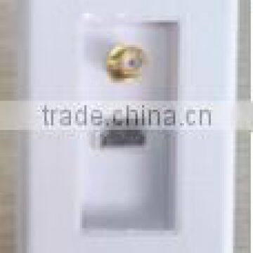 Recessed white HDMI and coaxial wall plate for sale made in china