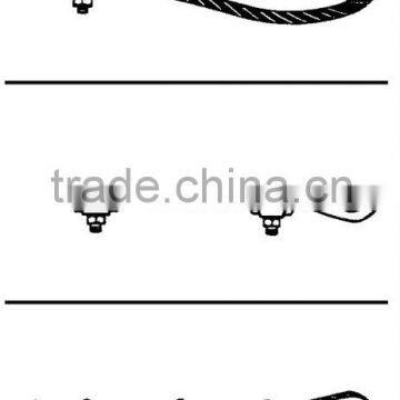 steel wire rope clamp