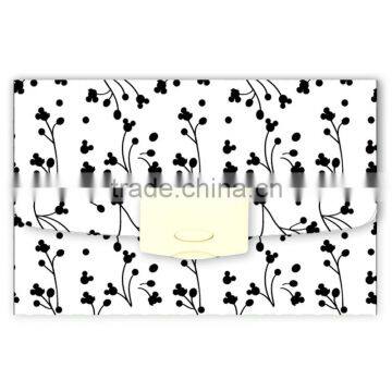 MINI Four Patterns Pocket Expanding File Office Supplies Stationery Products File Folder pp Organ File photo-3