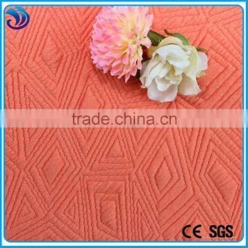 soft solid dyed polyester cotton spandex pattern geometrical figure fabric for ladies garment