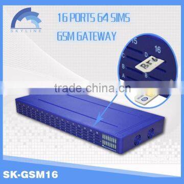 16 ports gsm gateway voip gateway 16-64,goip 16-64 gsm gateway sk