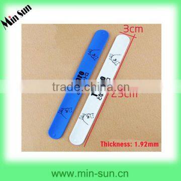 hot selling silicone slap wristband/paipai band