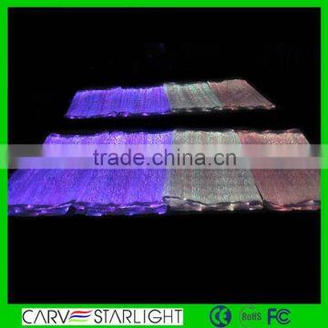 LED lighting fiber optical luminous fabric cloth polyester viscose elastane fabric