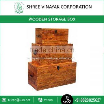 2016 Hot Selling Antique Wooden Storage Box for Bedroom at Attractive Price