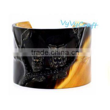 Buffalo horn jewelry, horn bangle, horn bracelet VVB-215