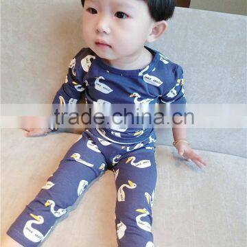 Online Cotton Pattern Boys Pajamas Children Sleeping Sets Of Child Clothes