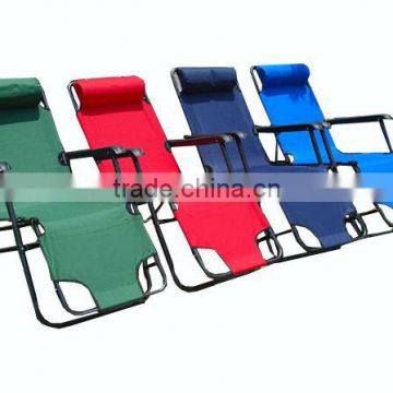 Folding canvas reclining chair