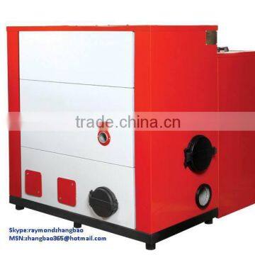 Automatic biomass pieces hot water boiler