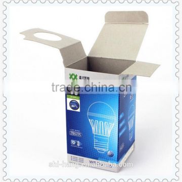 factory price cmyk color printing paper box package for LED light lamp