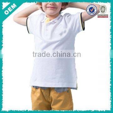 White Kids Polo Tee Shirt Wholesale (lyt-060004)