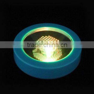 RGB Flashing Round Colorful LED Coaster For Bar or Party