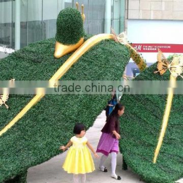 Real Look Artificial Green Sculpture , Outdoor Grass Decoration