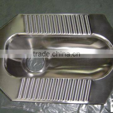 Stainless Steel WC Pan (Heavy Duty WC Pan, SS Squat Pan)