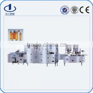 High Speed Vial Bottle Cleaning Filling Capping Production Line