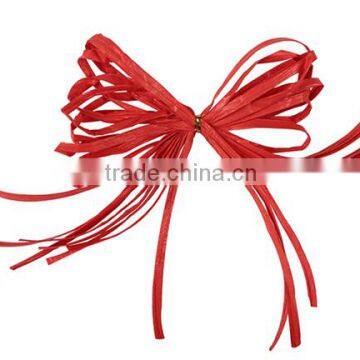 Hot Sale Red Paper Raffia Bow Tie