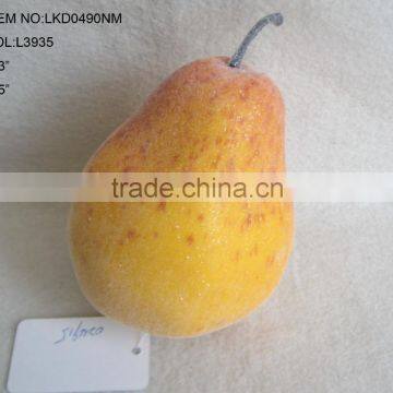 Decorative Artificial Foam Pear 3"*4.5" With Emulation Sugar for Havest Home Decoration photo-4