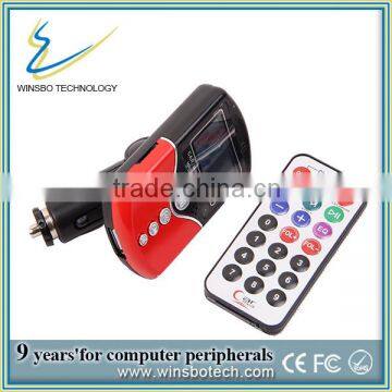 Popular design car mp3 player wireless fm transmitter