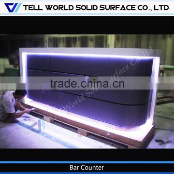 Touch good modern french style stone counter commercial bar tables