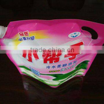 Laundry Detergent Stand Up Pouch with Spout