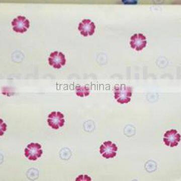 Printed Pvc Soft Tablecloth Flowers Check Design for Daily Use Leather photo-6
