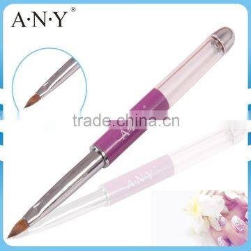 ANY Nail Art Crystal Extension Nails Building Pure Kolinsky New Nail Brush for Acrylic Nails
