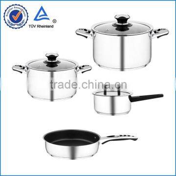 Modern kitchen design cookware set with unique knob