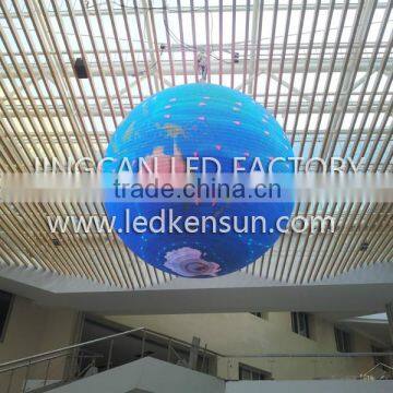 ball led display Led Video Sphere/Sphere Display screen with Projector, full color sphere ball shape led display