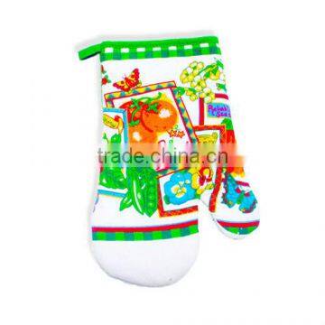 2013 hot sale printed oven glove