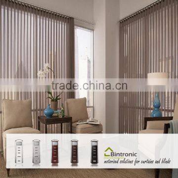 Bintronic Taiwan Electric Curtain Mechanism Motorized Vertical Blinds Window Covering Accessories For Home