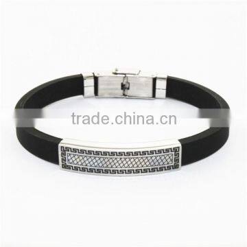 New Product Handmade Men Bracelets , silicone bracelets Jewelry