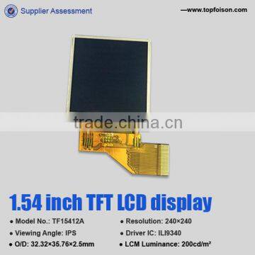 1.54 inch 240*240 resolution small TFT lcd module TF15412A