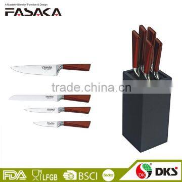 KH1305 6 PCS New design with Hollow handle Stainless Steel kitchen cutlery set