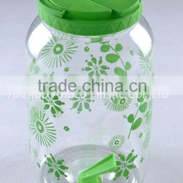 plastic cool drink beverage dispenser with green color