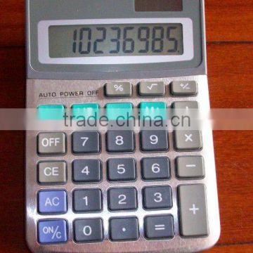 8 digits dual solar power color office desktop calculator