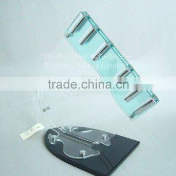 Eco-friendly acrylic PMMA plastic knife stands